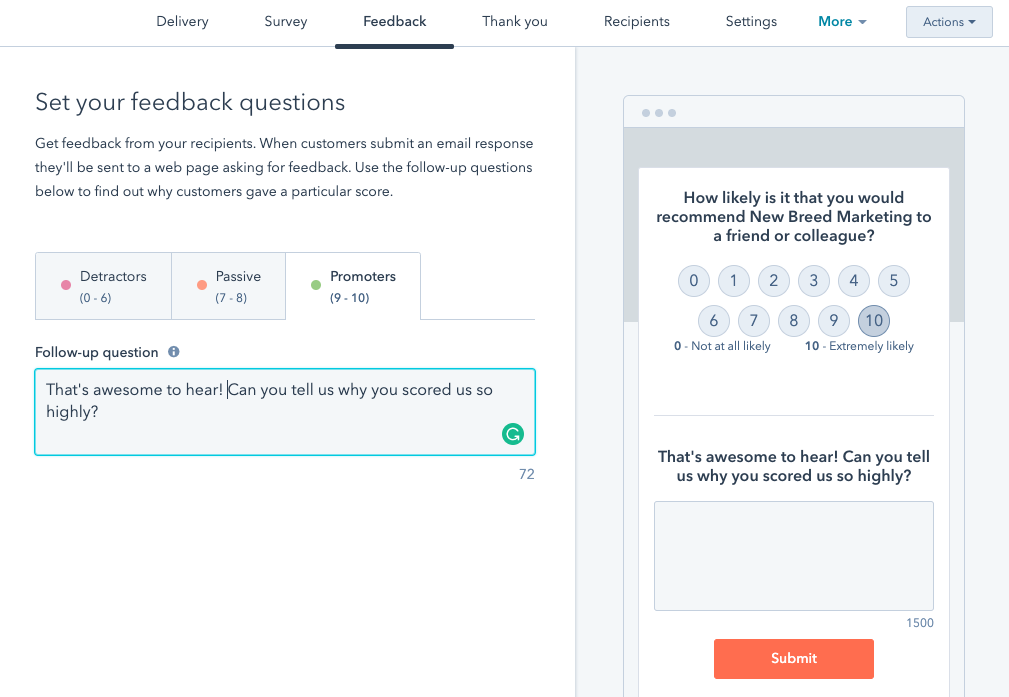 How to Get Started with Net Promoter Score (NPS) in HubSpot